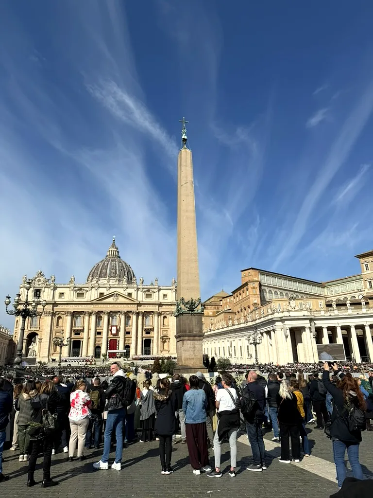 St. Peter's Basilica: A Spiritual Moment on Palm Sunday